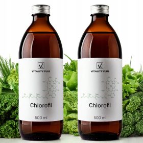   Chlorofil Lichid - Set 2 Pachete pentru Detoxifiere și Energie