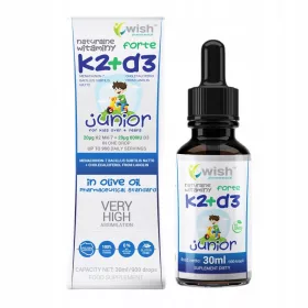   Vitamina Naturală K2 MK-7 + D3 Forte în Picături pentru Copii 30 ml
