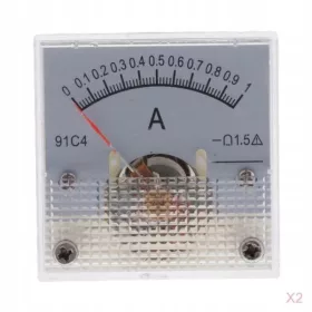    Chiwanji 2 buc/set 91C4 DC ampermetru analog panou de curent direct