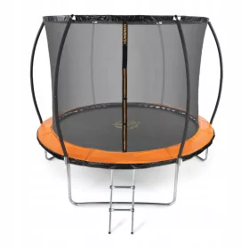    Trambulina de gradina HUMBAKA Super 312 cm scara plasa portocalie 10 ft