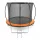  Trambulina de gradina HUMBAKA Super 312 cm scara plasa portocalie 10 ft