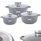  Set oale din aluminiu HEMBERG, 6 buc.