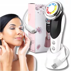    MEZOTERAPIE FĂRĂ ACUM 7 în 1 MASAGE FACIAL ELECTRIC EMS LIFTING LED