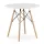  Masa ModernHome 51997090 rotunda 80 x 80 x 75,5cm alb