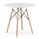  Masa ModernHome 51997090 rotunda 80 x 80 x 75,5cm alb