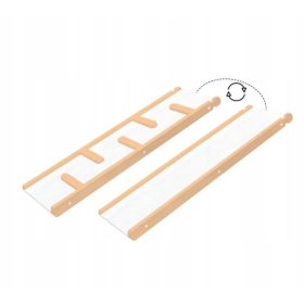  Mini tobogan din lemn cu două fețe