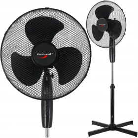    VENTILATOR SUPPORT VENTILATOR DE POTEA NEGRU PUTERNIC SILENȚITOR MARE 3 MODURI 40 cm