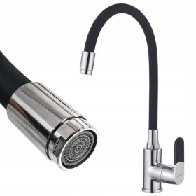  Baterie de bucătărie Invena Joga pe podea, neagră