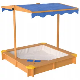  Playtive Sandbox cu acoperiș 118 x 118 x 118 cm