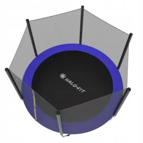    Trambulina mare de gradina pentru copii cu plasa de exterior Halo-Fit 305cm150kg