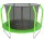  Trambulina mare de gradina cu scara anti-alunecare | Halo-Fit 3m 150kg