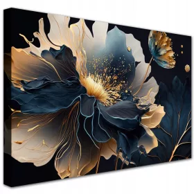   Tablou Canvas Cu Motiv Floral, 120cm x 80cm, Ideal Pentru Orice Încăpere