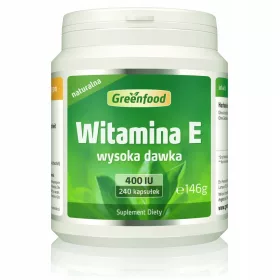   Vitamina E Naturală 400 IU - Supliment pentru Protecția Celulară, 240 Capsule