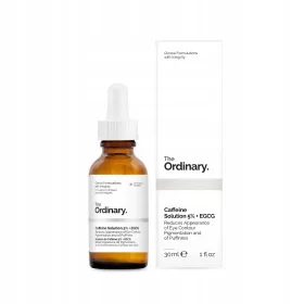    The Ordinary, Soluție de cafeină 5% + EGCG, Ser pentru ochi cu cafeină, 30 ml