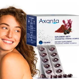   Axanta COLWAY - Supliment cu Astaxantină, Piperină și Vitamine B