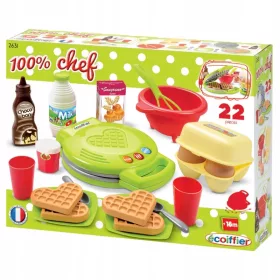  Aparat de vafe cu accesorii Ecoiffier 2631 22 buc.
