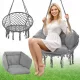  SCAUN DE GRADINA ATLANT LEAGAN CUIB DE BARZA CU PERNA LEA GREY
