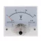  85L1 DC Voltmetru analogic Indicator panou voltmetru, V, 62 x 60 x 0-150 V