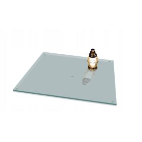   SUPPORT LUMANARE Sticla Selita TRANSPARENT 65x60cm pentru MONUMENT