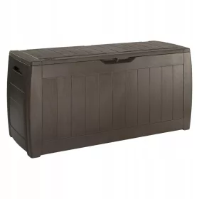  Cutie de gradina din plastic, 270 l, maro