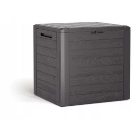  Cutie de gradina din plastic, 140 l, maro
