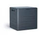  Cutie de gradina din plastic, 140 l, gri