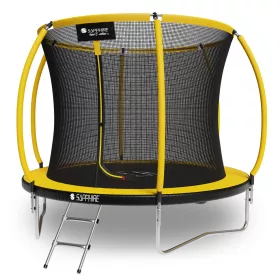    TRAMPOLINA DE GRADINA cu plasa interioara 312cm SAFIR pentru copii + SCARA