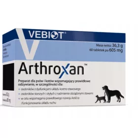  Minerale pentru câini Vebiot Arthroxan 60 comprimate