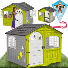    CASA DE GRADINA PENTRU COPII PLASTIC MARE PUTERNIC XXXL FERAMURI USI SIGURU