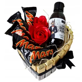    MARS Tort Cos Cadou Set Dulciuri Ziua de nastere 18 30 giftibalon_pl