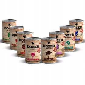  Hrana umeda pentru caini Dozer mix de arome 48 x 400g