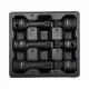  Set chei de impact cu caneluri de 1/2" YT-10652 YATO