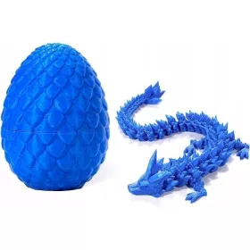    Dragon imprimat 3d, surpriză de jucărie de ouă de dragon de cristal misterios