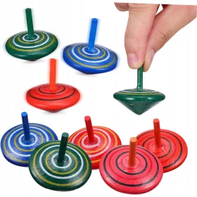    15 Bucuri Jucării Mic Gyro Party Favors Gyro Jucării din lemn