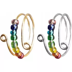    Rainbow Fidget Beads Stres Anxiety pentru femei Bijuterii reglabile
