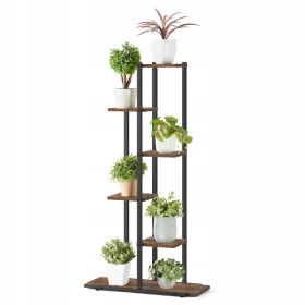    Suport de flori cu 6 niveluri Raft Stand pentru flori Rustic LOFT