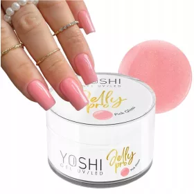   YOSHI JELLY PRO PINK-BUILDING JLEY GEL CU PARTICULE ROZ LUCIU 50 g