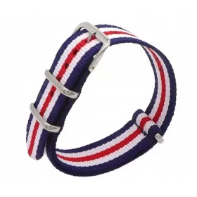    ALBASTRĂ, ALBASTRĂ ALB ROȘU CREAȚĂ DE NYLON 22MM + TELESCOAPE