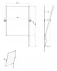 Oglinda plianta ANDEX 809CC cu maner 50 × 60 cm