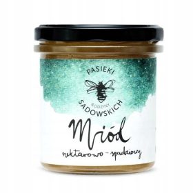    Miere mixtă, amestec lichid de arome, Stupina familiei Sadowski, 0,45 kg