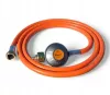 Set racord gaz 2 m cu reductor Bradas 37 mbar