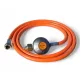Set racord gaz 2 m cu reductor Bradas 37 mbar