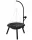  Semineu de gradina metalic cu gratar suspendat 50x100 cm