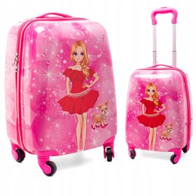    VALIZĂ DE CĂLĂTORIE PENTRU COPII RGL MODELE BAGAJE PENTRU COPII 4 ROȚI RGL ABS