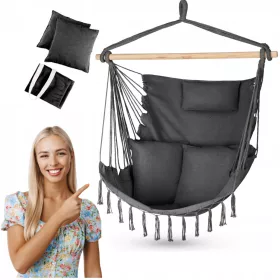    HAMAC SWING SCAUN BREZILIAN SCAUN ATARAT XXL GARDEN LEAGANT 150KG
