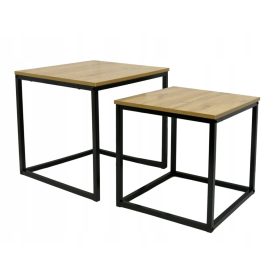    Masuta de cafea patrata Kontrast SK101 50 x 50 x 50.5cm stejar natural