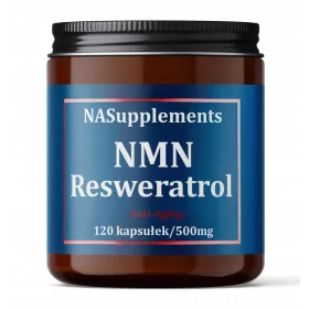   Resveratrol și NMN - Suport sinergic pentru longevitate și regenerare, 120 capsule