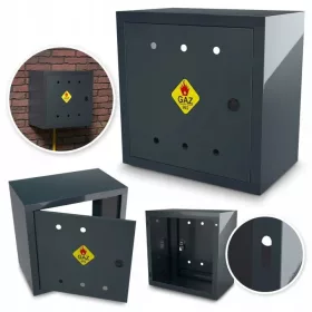   Dulap gaz Jurdaw SG60GS 600 × 600 × 250 mm fără perete din spate, antracit
