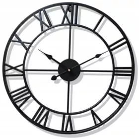  Ceas de perete Asato negru 60cm