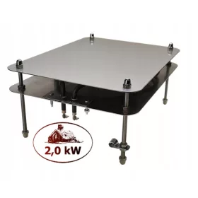    Încălzitor cu deflector pentru afumătoare și uscătoare cu o putere de 2,0 kW 2000 W